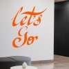 Samolepka Let’s Go