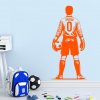Samolepka Futbalový brankár s menom