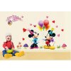 samolepka na stenu Mickey Mouse a Minnie