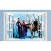 samolepka Okno Ľadové kráľovstvo Frozen