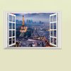 samolepka Okno s výhľadom na Paríž