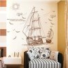 Samolepka na stenu Pirátske plachetnice