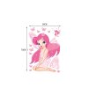 Samolepka Ružová víla s krídlami