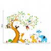 Samolepka Strom a zvieratká zo Zoo