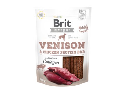Brit Jerky-Venison Protein Bar 80 g