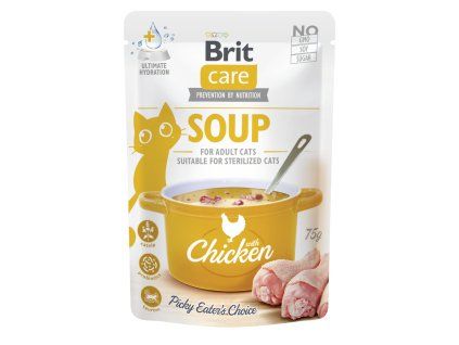 Brit Care Cat Soup with chicken 75 g