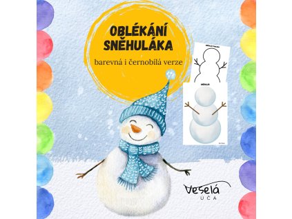 PDF Aktivita: Sněhulák – Oblékání a kreativní doplňky