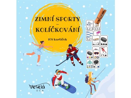 PDF aktivita: Zimní sporty - kolíčkování
