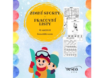 PDF didaktické aktivity: Zimní sporty -  22 aktivit pro děti