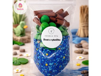 Senzorická směs: Život v rybníčku – hmatový svět plný barev a pohybu