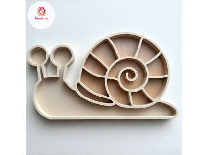 Vysypávací tác Šnek