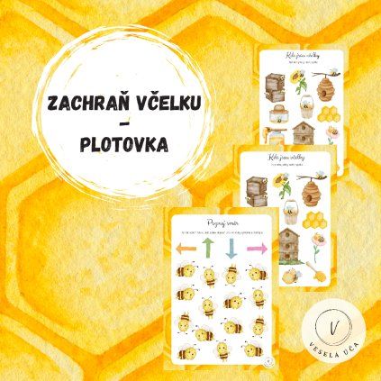 Zachraň včelku – Tematická plotovka s příběhem (PDF)