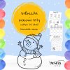 Pracovní listy PDF: Sněhulák - didaktické aktivity pro děti