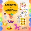 KARNEVAL – hravé aktivity + medaile a diplom (PDF)