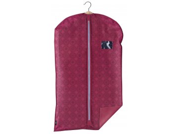 Ochranný obal na oblek s uzavíráním na zip růžový