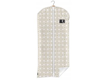 Ochranný obal na šaty s uzavíráním na zip s ornamenty