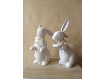 Zajíc Jacob 34cm velký porcelán (Provedení levý)