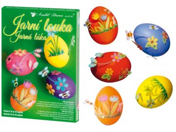 Sada k dekorování vajíček | jarní louka
