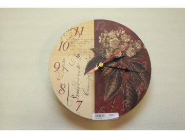 HODINY Nástěnné hodiny Kaštan 17cm