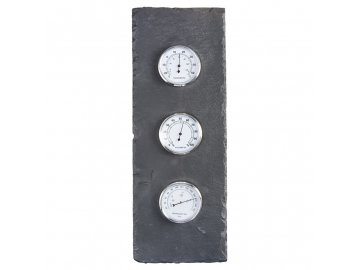 Pokojový teploměr s barometrem 50x6cm