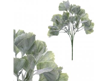 Ginkgo biloba, puget, umělá květina, zelená barva.