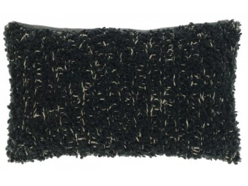 Dekorativní polštář s uzlíky černý Joey