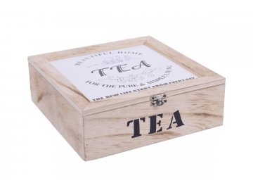 Krabička na čaj dřevěná