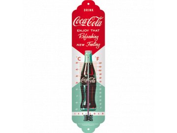 Venkovní teploměr kovový Coca Cola