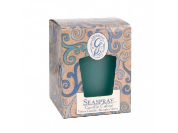 gl candle cube votive seaspray