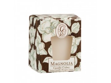 gl candle cube votive magnolia