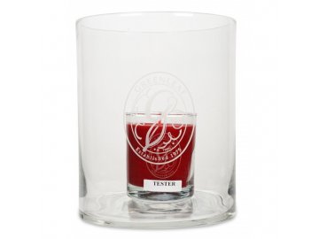 signature display vase signature candle tester