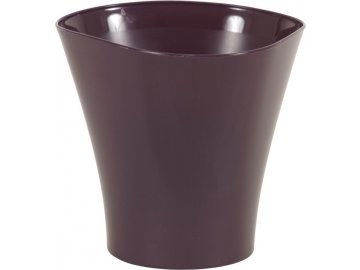 Fialový plastový obal na orchideje 16,5x15,5cm
