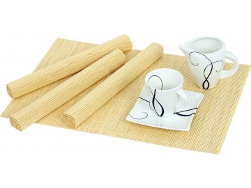 Prostírání bambusové - přírodní - sada 4ks