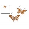 Zápich | kovový motýl | 2 varianty
