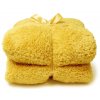 Heboučká deka Teddy žlutá