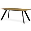 Stůl jídelní 180x90x75 cm, deska MDF, 3D dekor divoký dub