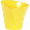 Žlutý plastový obal na květiny 17x15,6cm