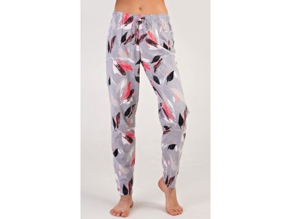 Dámske pyžamové nohavice Lucie (Varianta šedá; XL)