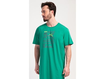 Pánska nočná košeľa s krátkym rukávom Outdoor (Varianta modrá; M)