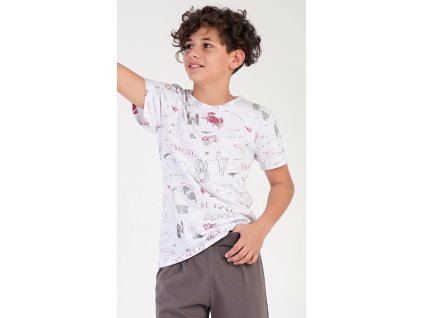 Detské pyžamo kapri Jakub (Varianta světle šedá; 9 - 10)
