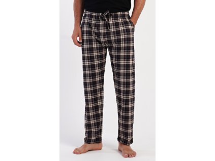 Pánske pyžamové nohavice Armando (Varianta hnědá; 1XL)