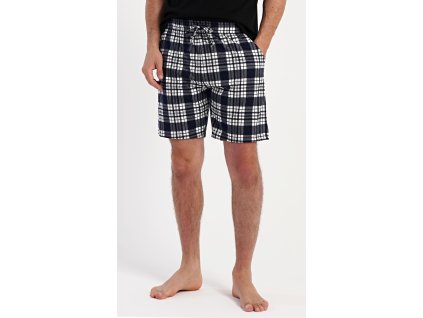 Pánske pyžamové šortky Lukáš (Varianta tmavě modrá; L)