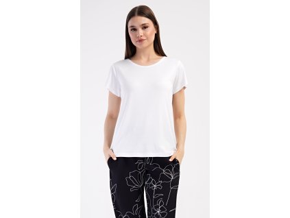 Dámske pyžamo dlhé Fiona (Varianta bílá; S)