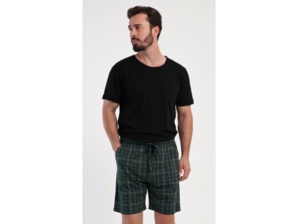 Pánske pyžamové šortky Johny (Varianta tmavě zelená; L)