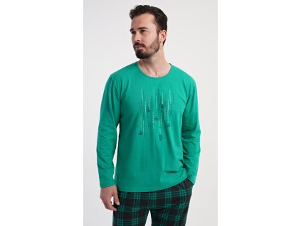 Pánske pyžamo dlhé Tetris (Varianta modrá; M)