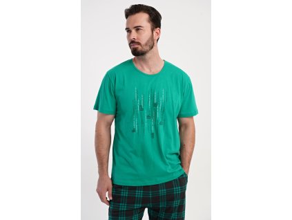 Pánske pyžamo šortky Tetris game (Varianta zelená; 1XL)