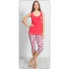 Dámske pyžamo kapri Jahoda (Varianta světle lososová; S)