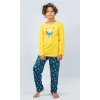 Detské pyžamo dlhé Monster (Varianta žlutá; 3 - 4)