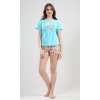 Dámske pyžamo šortky Nice day (Varianta světle lososová; XL)
