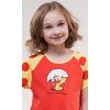 Detská nočná košeľa s krátkym rukávom Kurča (Varianta červená; 11 - 12)